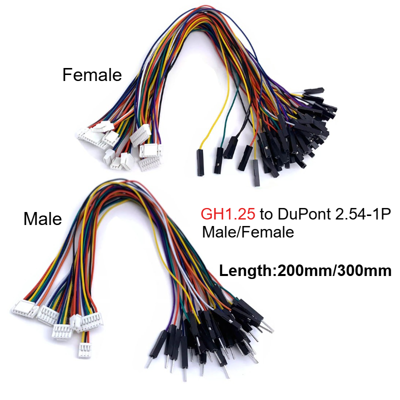 Drone Kit Hexacopter - 5 шт. GH1.25 2P-6Pin к Dupont