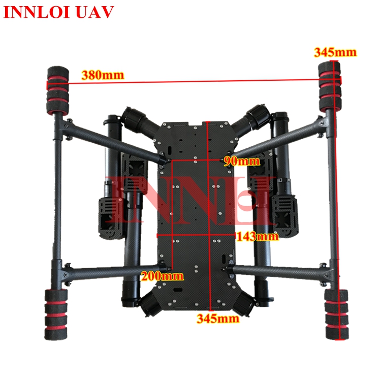 Карбоновый складной рамный ком – обзор и цена Drone Kit Hexacopter